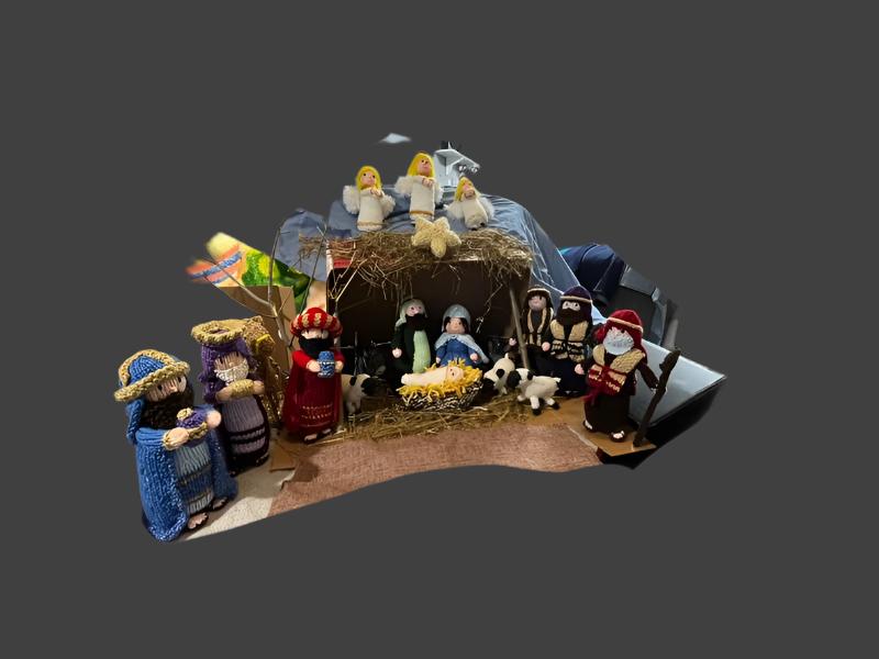 Handmade Nativity Scene